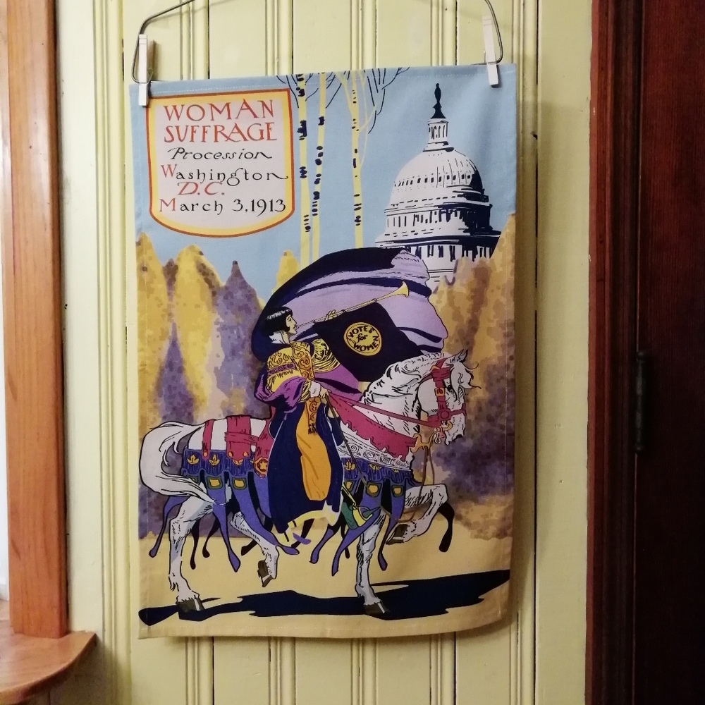 Radical Tea Towel Washington DC Suffrage 1913